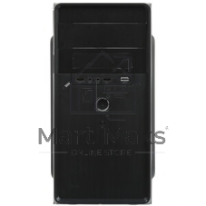 Компьютерный корпус Minitower ExeGate BA-309-UNS350 (mATX, БП UNS350 с вент. 12см, 2*USB, HD аудио, черный)