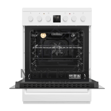 Плита электрическая Maunfeld MEC67CW08TD белый, конфорок 4 шт, духовка 59 л, 60 см x 85 см x 60 см