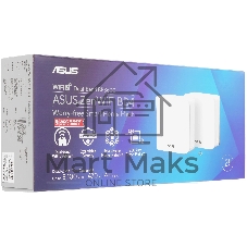 Маршрутизатор ASUS BD4(W-2-PK) WiFi 7 2x2.5G+2x2.5G 2882+688Mbps 5GHz/2.4GHz 