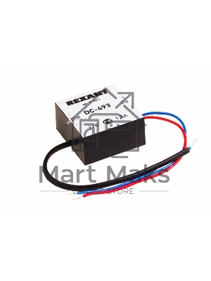 Блок питания стабилизированный Rexant 12В, 1,5А, уличная установка DC-493