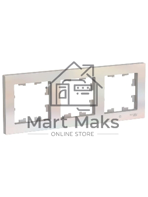 Рамка 3-м AtlasDesign универс. жемчуг SchE ATN000403