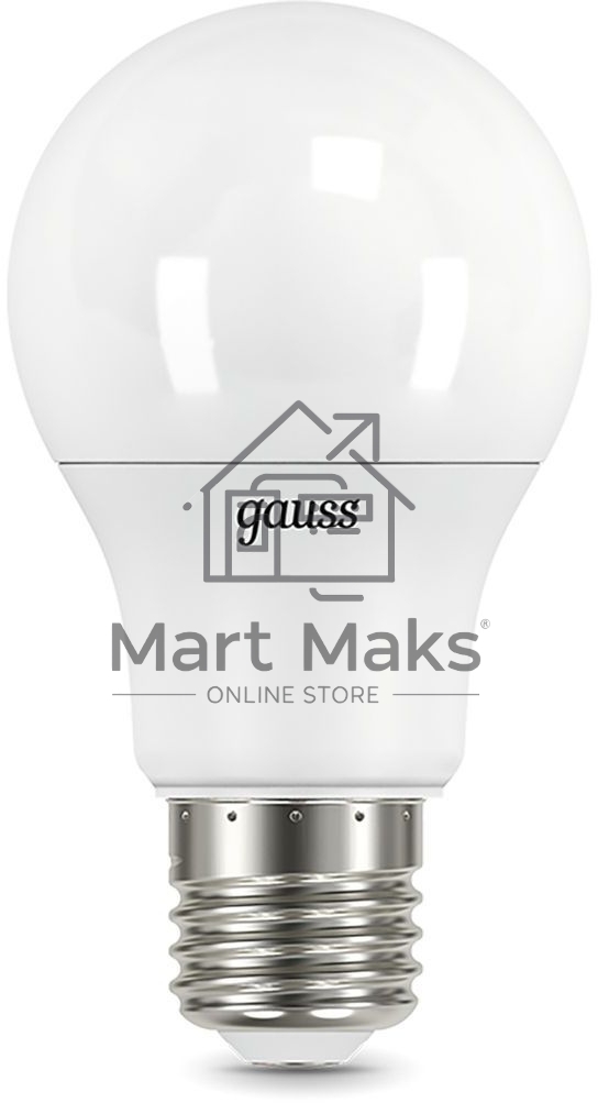 Лампа светодиодная Gauss 102502307 7Вт цок.:E27 груша 220B 6500K св.свеч.бел.хол. (упак.:10шт)