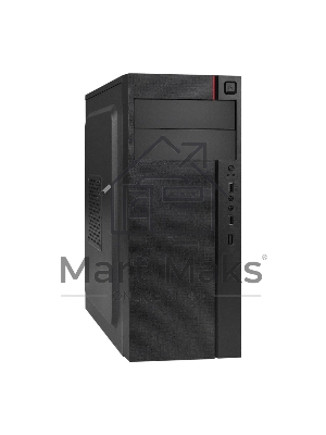 Компьютерный корпус Miditower ExeGate AA-440-AA500 (ATX, AA500 8 см, 2*USB, аудио)