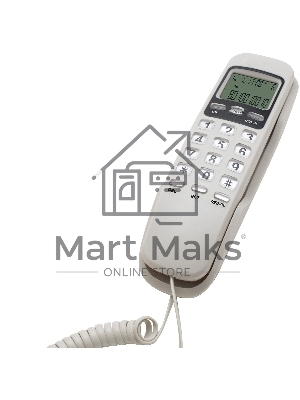 Телефон проводной Ritmix RT-010 белый