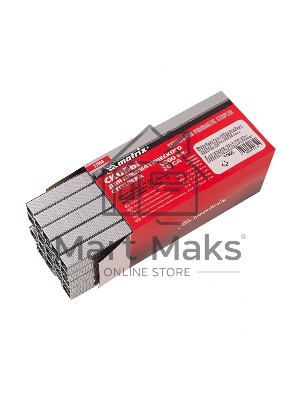 Скобы Matrix для пнев. степл., 10x1,2x0,6, шир. скобы - 11,2 мм, 5000 шт