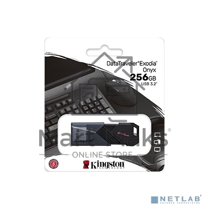Флешка USB R/W R/W Kingston 256Gb DataTraveler Exodia Onyx DTXON/256Gb USB3.2 черный