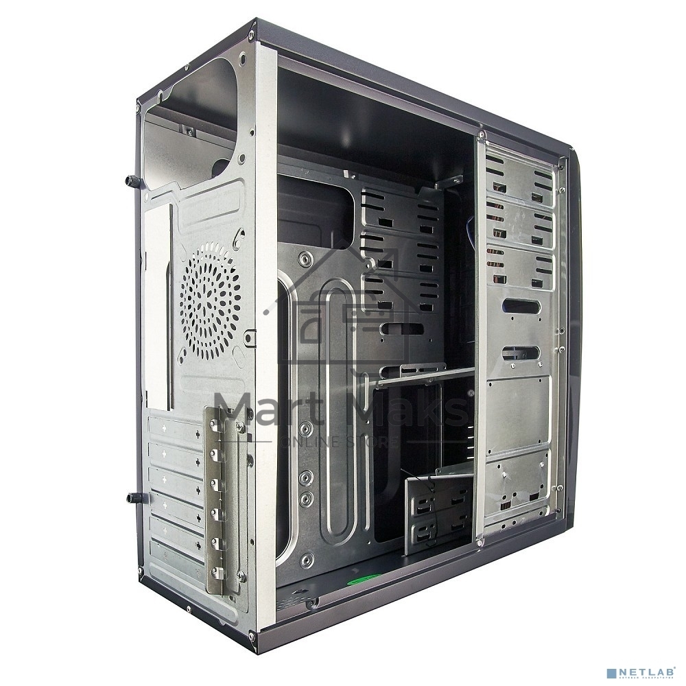 Компьютерный корпус Exegate EX280389RUS Miditower Exegate CP-604 Black, ATX, <CP500W, 80mm>, 2*USB, Audio