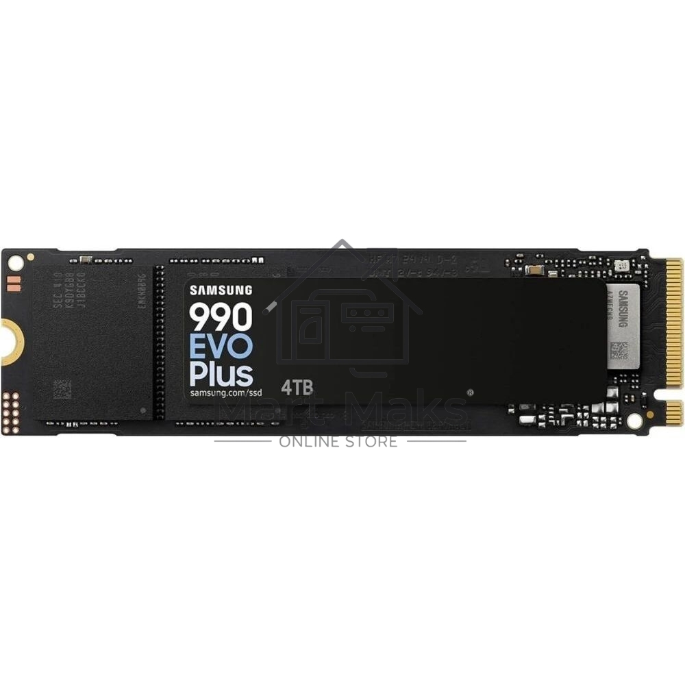 Накопитель SSD Samsung 990 EVO Plus, 4 ТБ, M.2 2280, PCIe 4.0 x4, NVMe 2.0, R/W 7250/6300