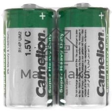 Элемент питания солевой Camelion R R14 (шринка 2шт) 1.5 В