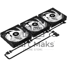 Система жидкостного охлаждения ID-Cooling FX360 TD ARGB Soc-AM5/AM4/1200/1700/1851 черный 4-pin 27.2dB Al+Cu LCD 350W Ret