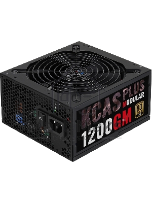 Блок питания Aerocool / Formula 1200W Retail KCAS PLUS 1200GM, 80 PLUS Gold, ATX v2.4, модульный, fan 14cm, 8x PCI-E [6+2-Pin], 10x SATA, 6x MOLEX