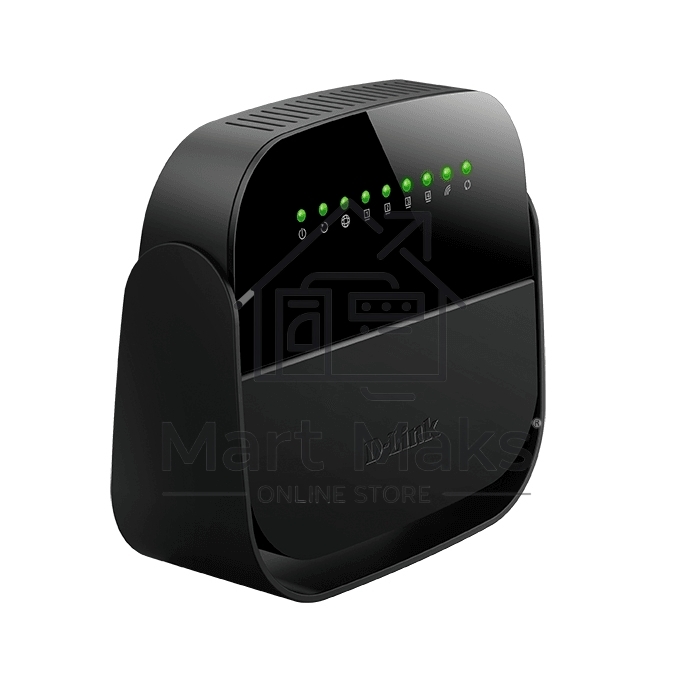 Роутер беспроводной D-Link DSL-2640U/R1A ADSL2+ черный ANNEX B