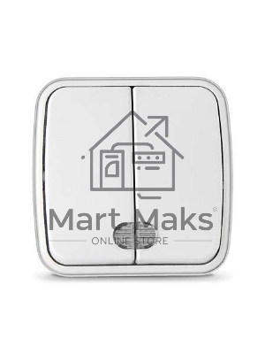 Выключатель 2-кл. ОП Электра 10А IP20 с подсветкой белый Союз 0030