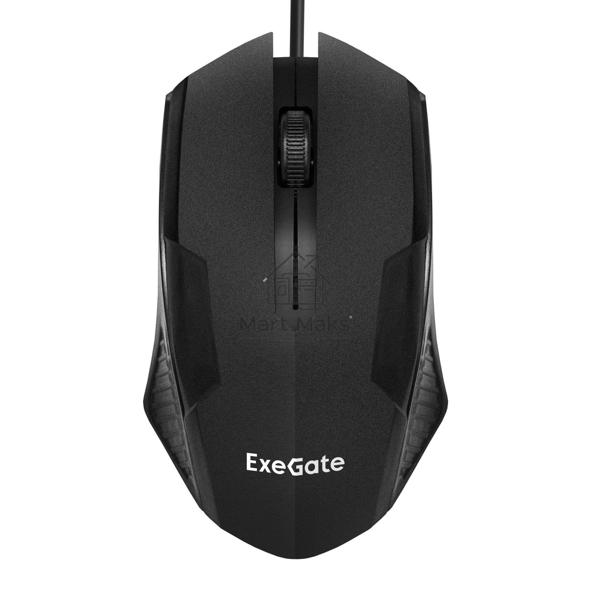 Мышь проводная ExeGate SH-9025 OEM черный, 1000 dpi, USB, кнопки - 3