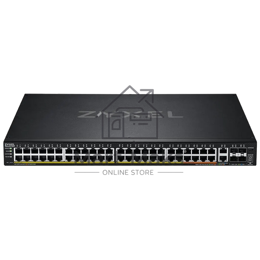 Коммутатор L3 Access Zyxel NebulaFlex Pro XGS2220-54FP, rack 19