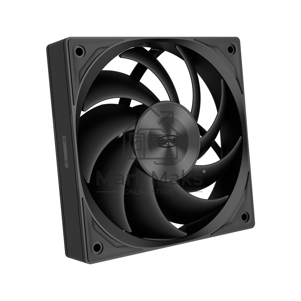 Кулер для корпуса PCCooler F5R120 черный 120мм 2000rpm 30db 4-pin