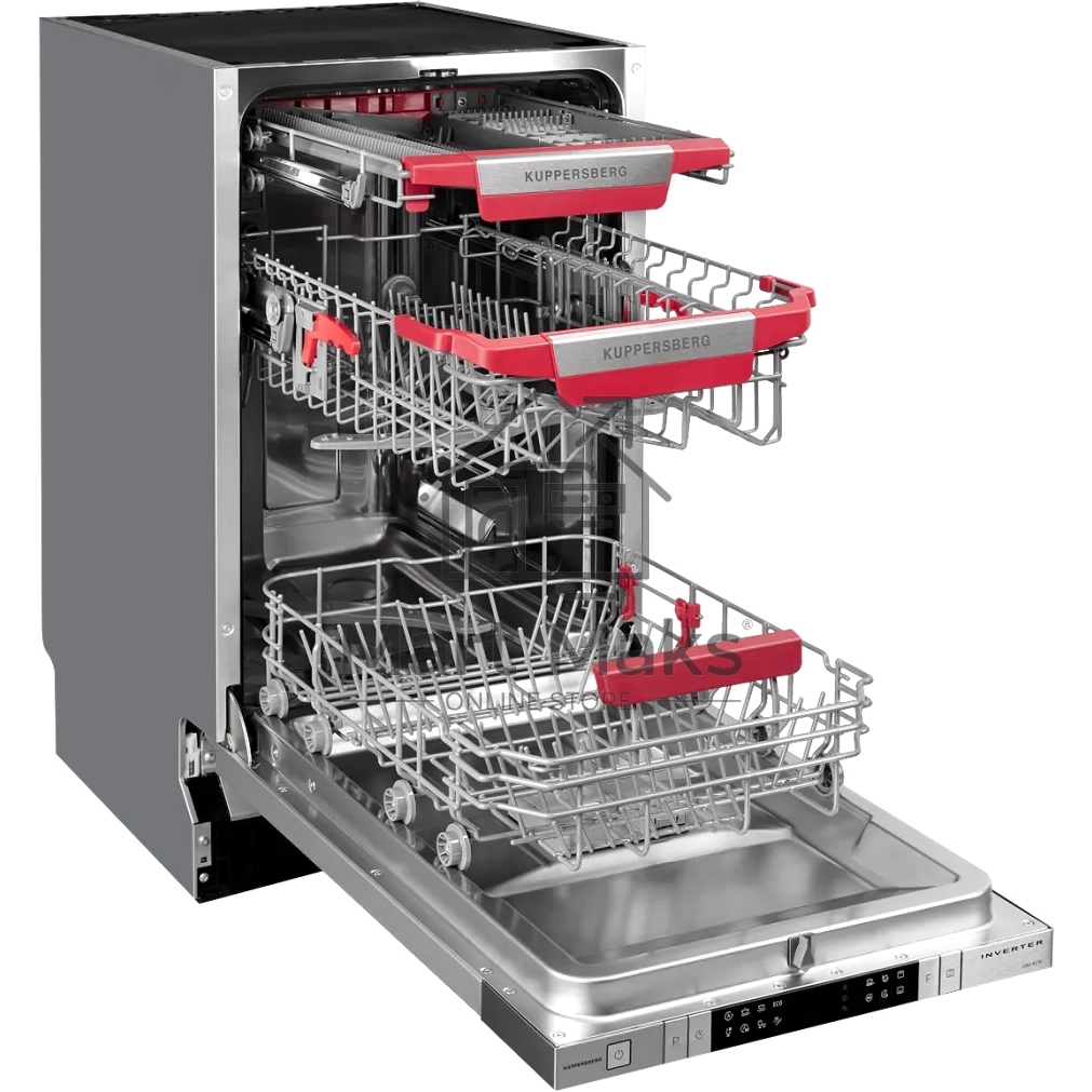 Встраиваемая посудомоечная машина GIM 4578 Узкая, 82х45х55 см, 10 комплектов, 8 программ