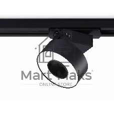 Трековый однофазный светодиодный светильник Ambrella light GL6863 BK черный LED 10W 4200K D75*80
