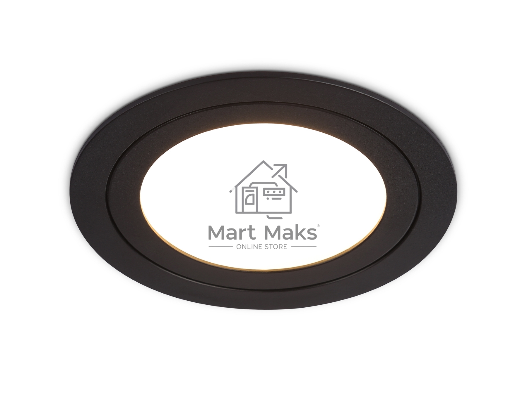 Светильник Ambrella light TN6604 BK черный IP44 GX53 max 15W D110*23