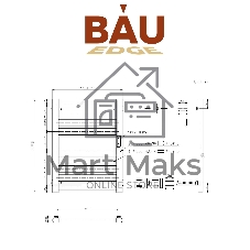 Полотенцесушитель дизайнерский электрический BAU Elite Elegant Gun Grey 60х45, подключение справа, т