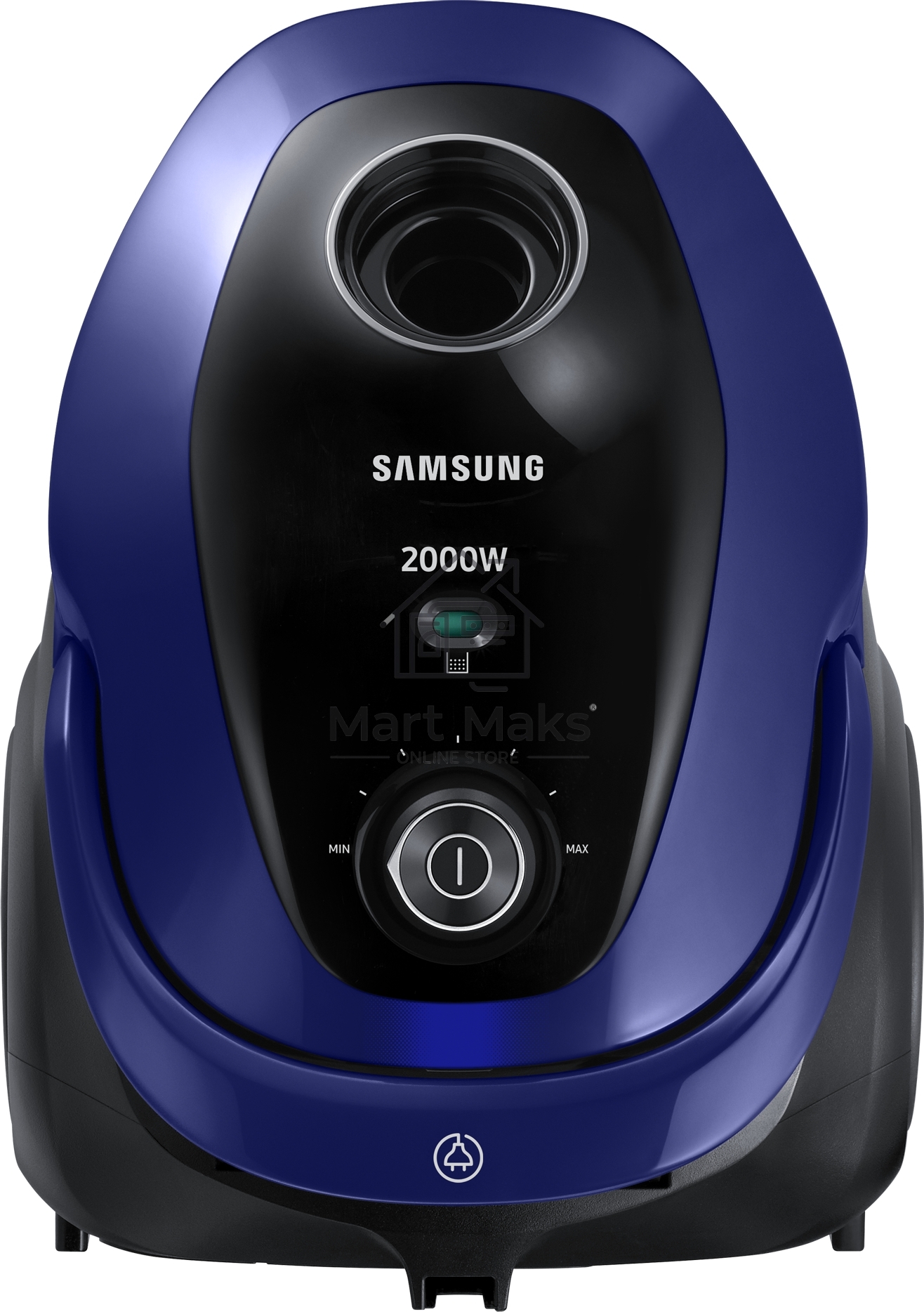 Пылесос Samsung VC20M251AWB синий, 460/2000 Вт, уборка сухая, пылесборник мешок 2.5 л