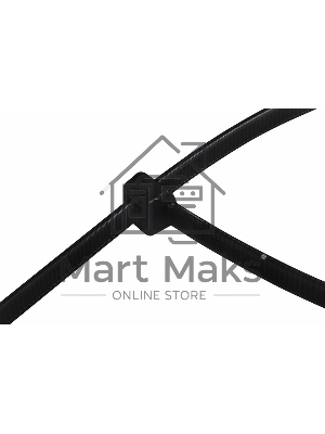 Хомут-стяжка кабельная нейлоновая Rexant 500 x7,6 мм, черная, упаковка 100 шт.