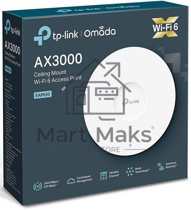 Точка доступа AX3000 Ceiling Mount Dual-Band Wi-Fi 6 Access Point