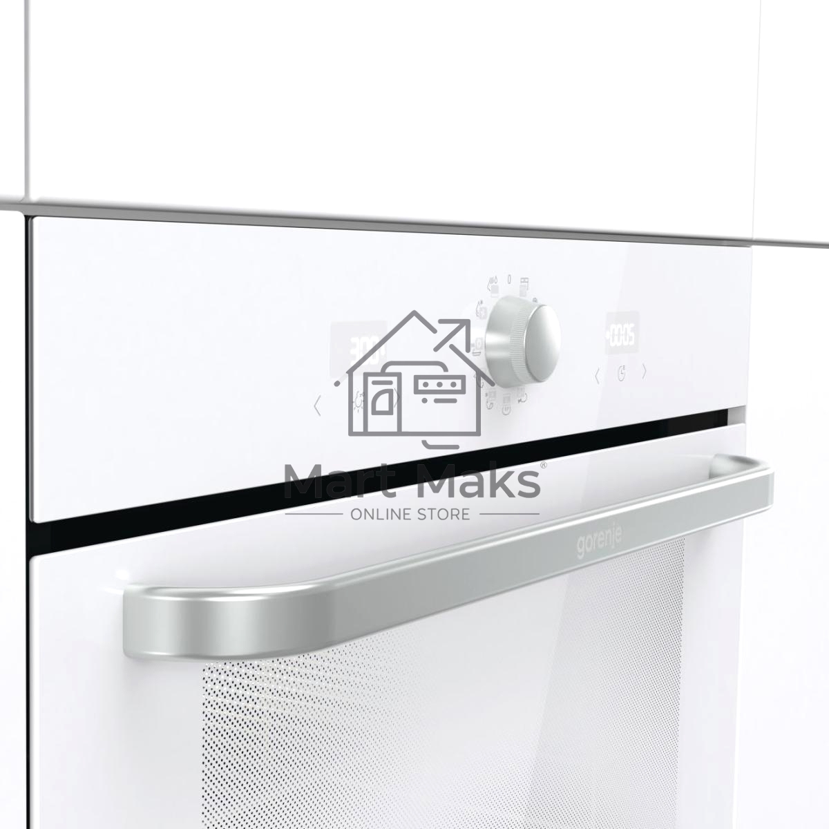 Электрическая духовка Gorenje BOS67371SYW 60 см, 77 л, Коллекция: Simplicity, Очистка паром AquaClean, 12 режимов, белый