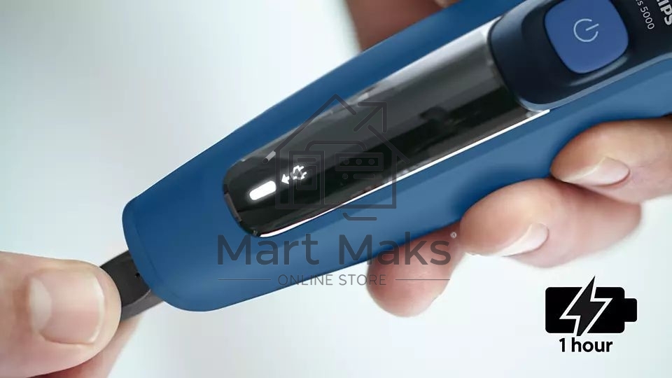 Бритва роторная Philips S5466/17 питан.:элек.сеть/аккум. синий