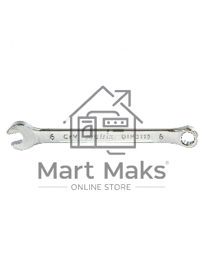 Ключ комбинированный Matrix, 6 мм, CrV, полированный хром