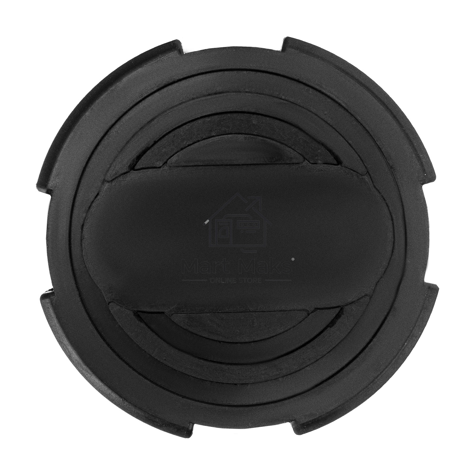 Резиновая опора для подкатного домкрата универсальная, D=100 mm, d=90, H=12 mmMatrix