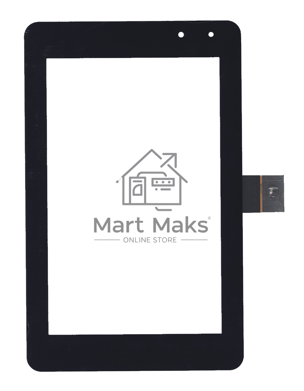 Сенсорное стекло (тачскрин) для Lenovo v2007 черное