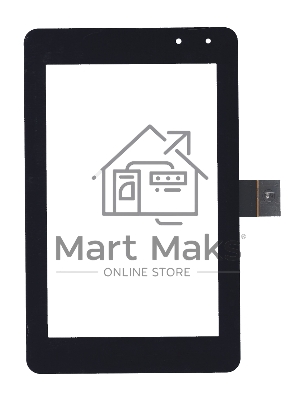 Сенсорное стекло (тачскрин) для Lenovo v2007 черное