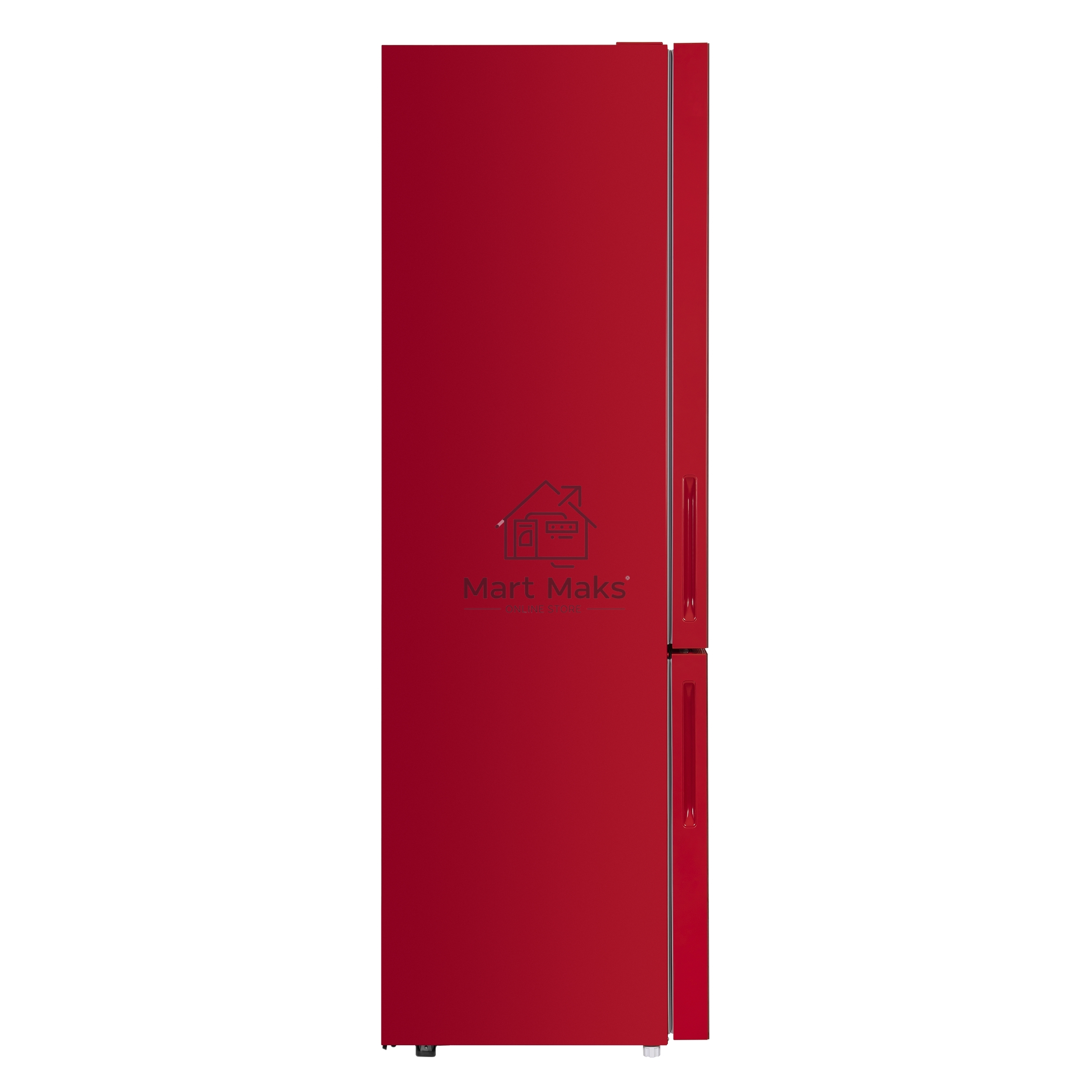 Холодильник Maunfeld MFF200NFR Inverter красный двухкамерный инвертор 271/106л морозилка снизу