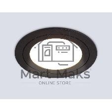 Светильник Ambrella light TN6604 BK черный IP44 GX53 max 15W D110*23