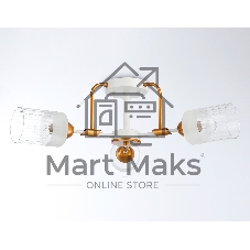 Светильник Ambrella light TR303321/3 WH/GD/CL/FR белый/золото/прозрачный/белый матовый E27*3 max 60W D620*210
