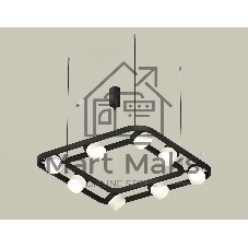 Светильник Ambrella light XB9182154/8 SBK/FR черный песок/белый матовый GX53 (C9182, N8402)