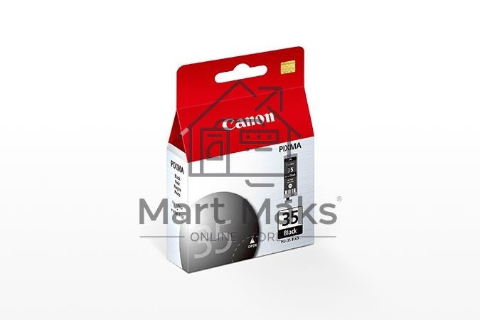 Картридж струйный Canon PGI-35Bk (1509B001) черный (9.30 мл, 200 стр.) для Canon PIXMA iP100, iP110
