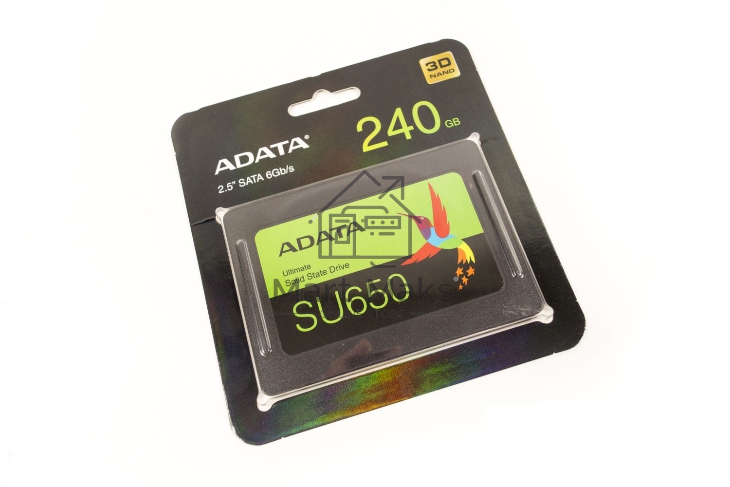 Накопитель SSD ADATA SU650, 240Gb, SATA III, 2.5