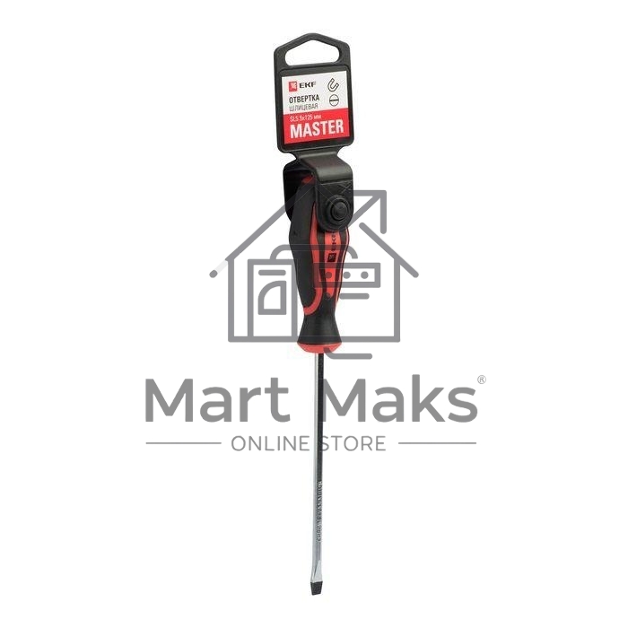 Отвертка SL5.5х125мм Master Basic EKF sl-5.5-125-mas