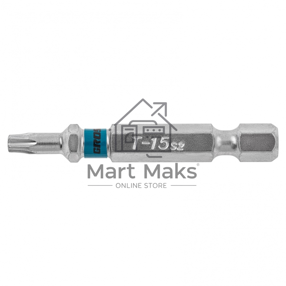 Набор бит TORX 15х50, сталь S2, 10 шт. Gross