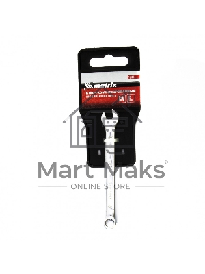 Ключ комбинированный Matrix, 6 мм, CrV, полированный хром