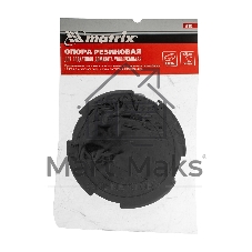 Резиновая опора для подкатного домкрата Matrix универсальная, D=100 мм, d=90, H=12 мм