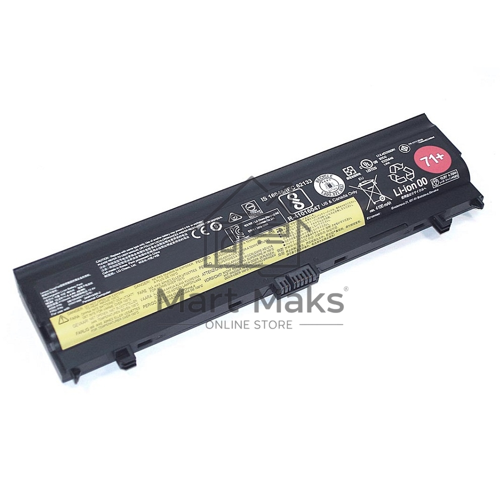 Аккумуляторная батарея для ноутбука Lenovo L560 L570 (00NY486 71+) 10.8V 48Wh черный