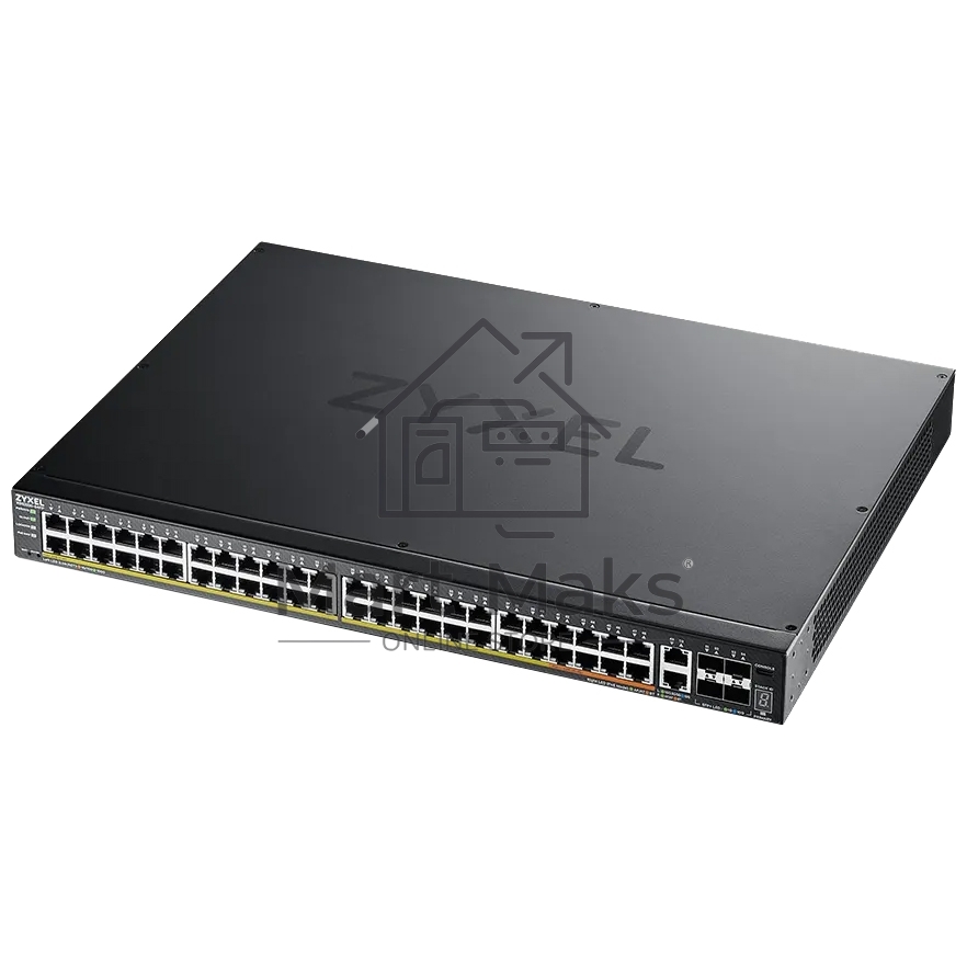 Коммутатор L3 Access Zyxel NebulaFlex Pro XGS2220-54FP, rack 19