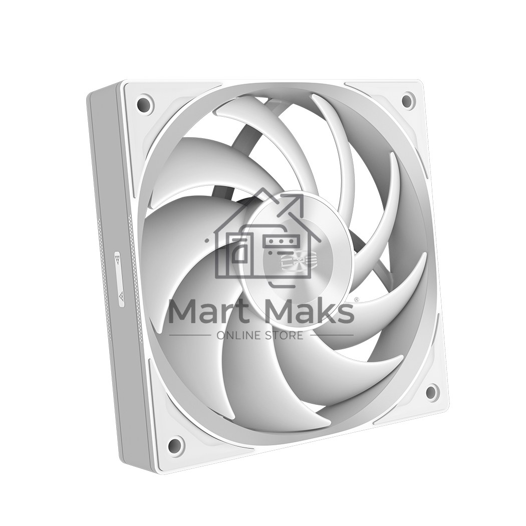 Кулер для корпуса PCCooler F5R120 белый 120мм 2000rpm 30db 4-pin