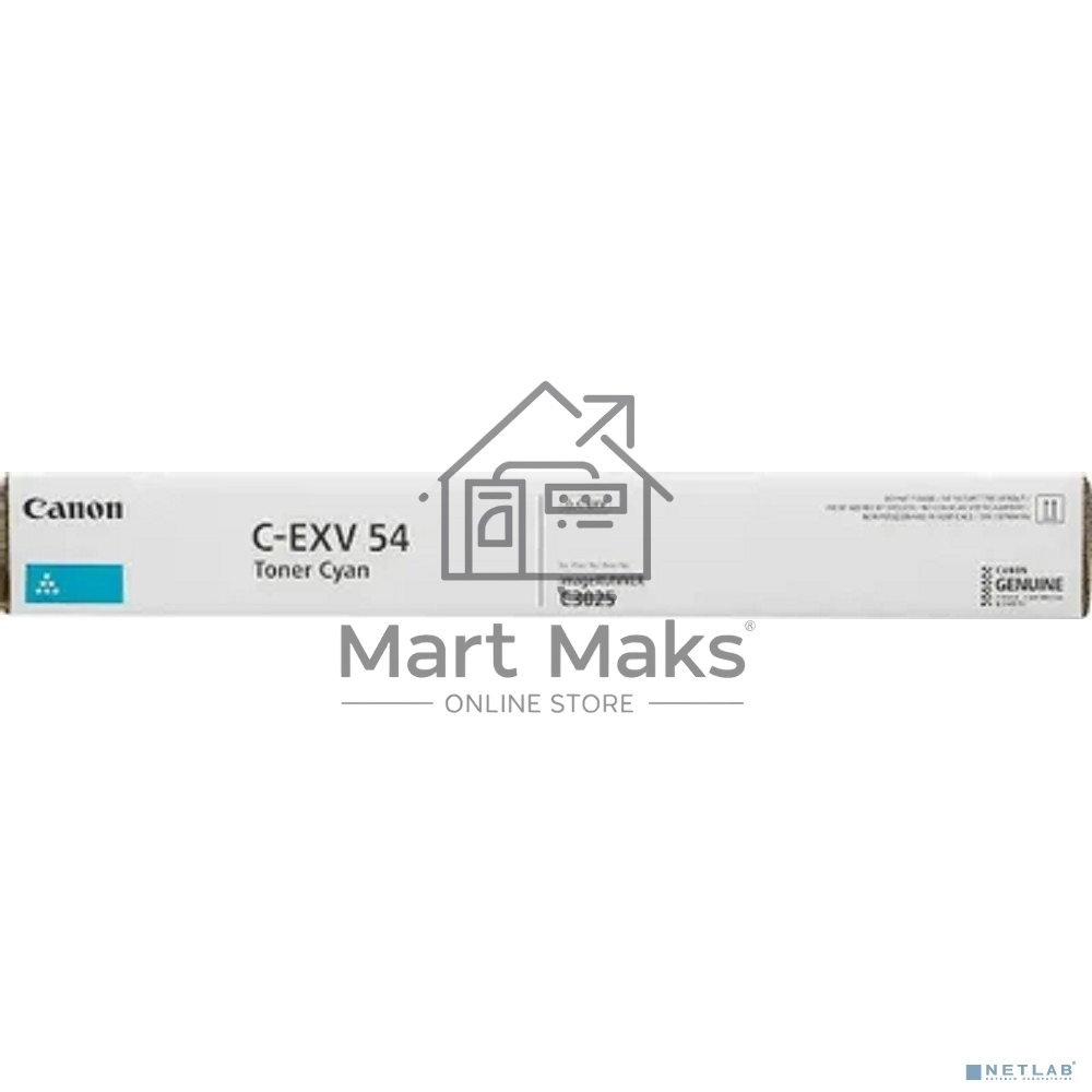 Картридж лазерный Canon C-EXV54C (1395C002) голубой (8 500) для Canon imageRUNNER C3226i/C3025i/C3025/C3125