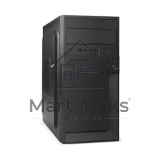 Компьютерный корпус Minitower ExeGate BAA-105-01-UNS500 (mATX, БП UNS500 с вент. 12см, 2*USB, аудио, черный)