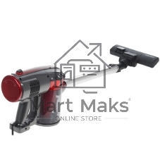 Пылесос вертикальный Centek CT-2561 красный/черный, питание от сети, 150 Вт, уборка сухая, пылесборник 0.5 л