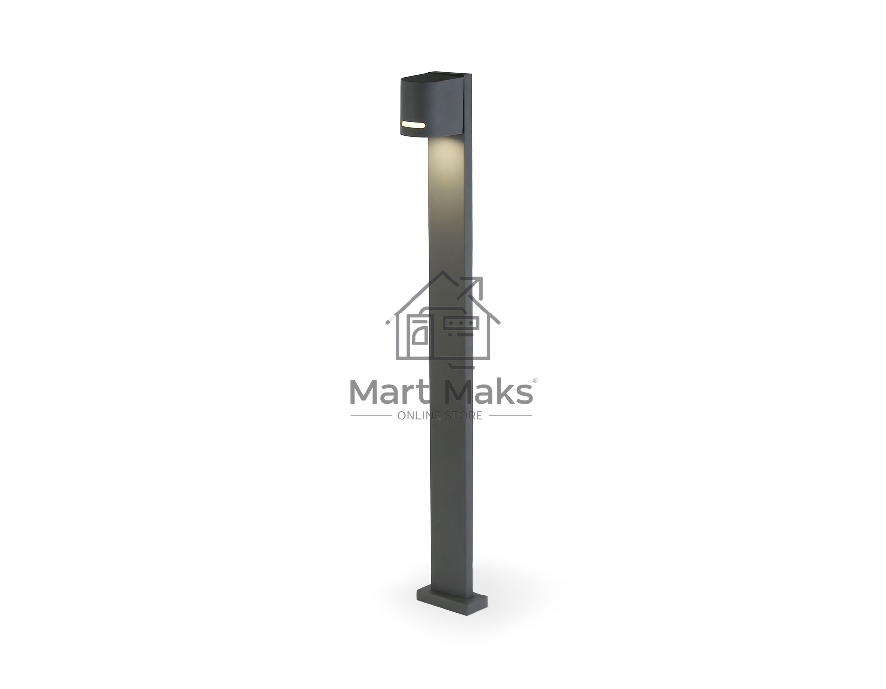 Светильник Ambrella light ST3752 GR серый IP54 GU10 max 35W 136*105*800